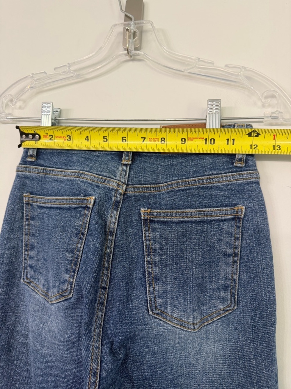 Omen by Ordinairement bootcut slight flare medium wash denim jeans Women’s Small - Picture 6 of 11